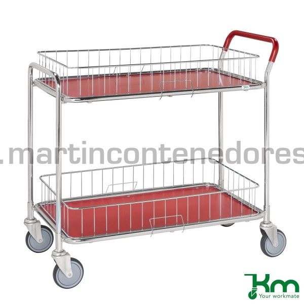 Cesta de malla para carro 850x510x125 mm