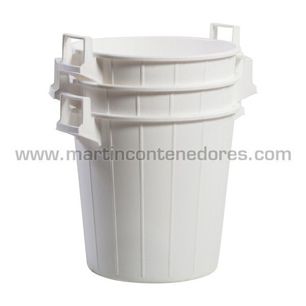 Round plastic container 60 liters