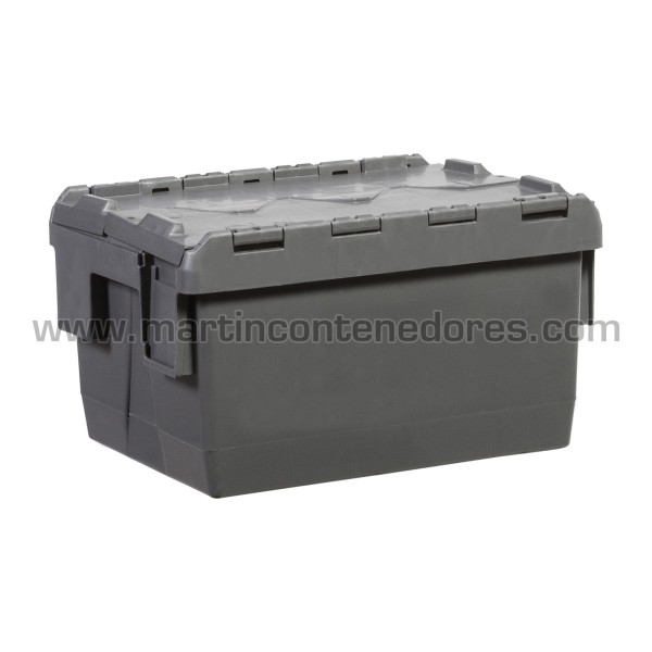 Caja encajable con tapa 400x300x215/190 mm