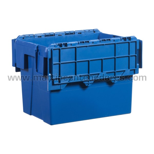 Caja encajable con tapa 400x300x325/300 mm