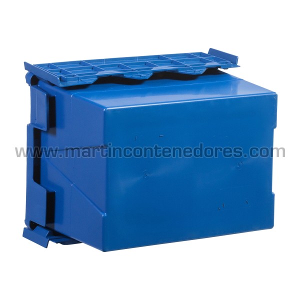 Caja encajable con tapa 400x300x325/300 mm