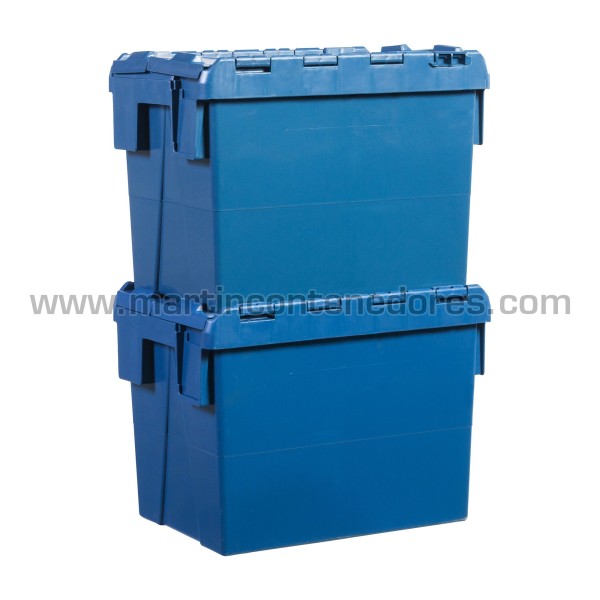 Caja encajable con tapa 400x300x325/300 mm