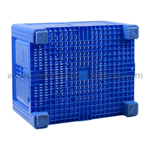 Box plastic perforated 1200x1000x780/610 mm 4 feet