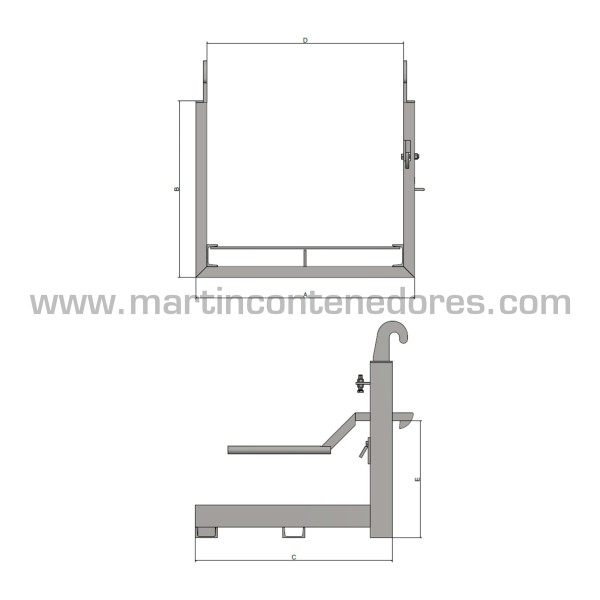 Tilt tool for swingarm HV1/HV2