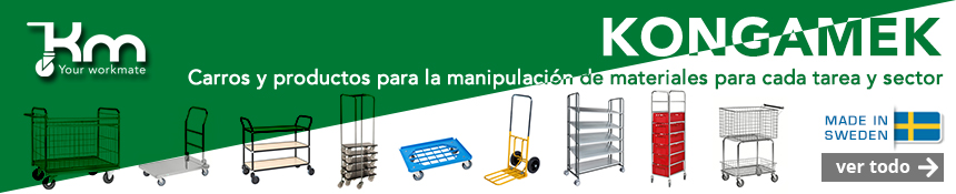 Kongamek &ndash; Your workmate ofrece una amplia gama de carros en el manejo de materiales.